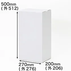 3辺合計100cm｜B5規格対応｜深さ50cm｜表面白｜通販商品やフリマアプリでの発送に便利