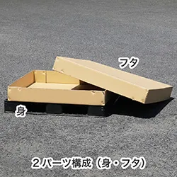 簡易C式ダンボール箱(身・蓋セット)【100cm角】