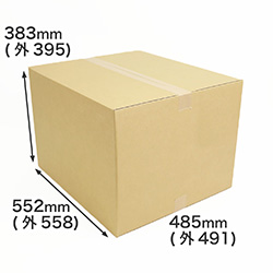 【宅配160サイズ】軽量物用ダンボール箱 552×485×383