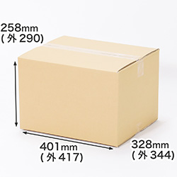 【宅配120サイズ】海外発送用ダンボール箱 401×328×258