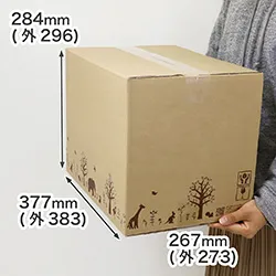 【広告入】宅配100 デザインダンボール箱 B4サイズ対応