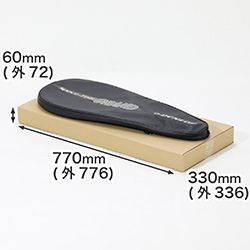 テニスラケット梱包用ダンボール箱