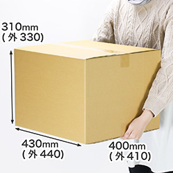 【宅配120サイズ】A3用紙が入るダンボール箱 幅400mm