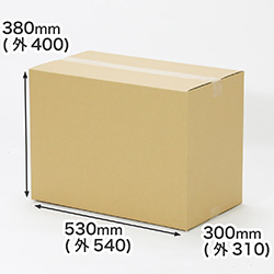 【宅配140サイズ】B3用紙が入るダンボール箱 幅300mm