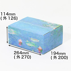 【宅配60サイズ】絵画ダンボール（モネの睡蓮-1）