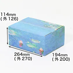 クロード・モネ|睡蓮|印象派|デザイン入り段ボール箱