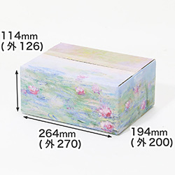 【宅配60サイズ】絵画ダンボール（モネの睡蓮-4）