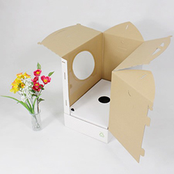 [G-8]宅配・ギフト大型フラワーBOX(鉢押え付)