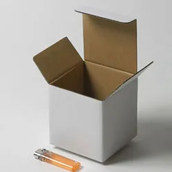 軟膏梱包用ダンボール箱 | 102×102×103mmでB式底組タイプの箱