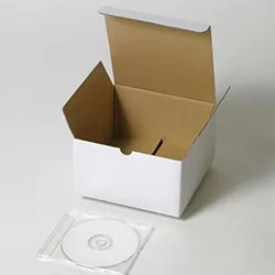 サラダボウル梱包用ダンボール箱 | 175×175×100mmでB式底組タイプの箱