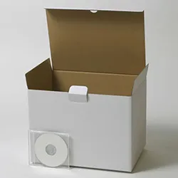 加湿器梱包用ダンボール箱 | 345×245×250mmでB式底組タイプの箱