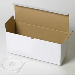 アウトドアチェアのサイドポケット梱包用ダンボール箱 | 360×130×150mmでB式底組タイプの箱