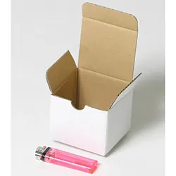 速度測定器（理科実験）梱包用ダンボール箱 | 75×70×60mmでB式底組タイプの箱