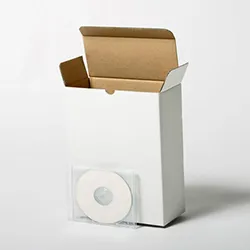 B5用紙サイズのマニュアル同梱可能パソコンソフトパッケージ向き箱