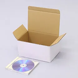 化粧ポーチ梱包用ダンボール箱 | 200×125×95mmでB式底組タイプの箱