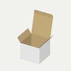 ミニ七輪コンロ梱包用ダンボール箱 | 175×175×145mmでB式底組タイプの箱