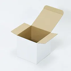 キッチンポット梱包用ダンボール箱 | 140×140×140mmでB式底組タイプの箱