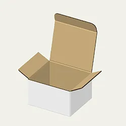 釣り餌箱（ベイトボックス）梱包用ダンボール箱 | 125×110×70mmでB式底組タイプの箱