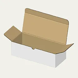 ステンレスパンチング洗浄カゴ梱包用ダンボール箱 | 270×110×78mmでB式底組タイプの箱