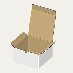 ソースウォーマー梱包用ダンボール箱 | 145×145×80mmでB式底組タイプの箱