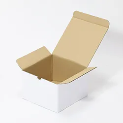 パイプファン梱包用ダンボール箱 | 182×180×115mmでB式底組タイプの箱