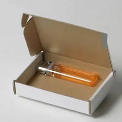 名刺入れ梱包用ダンボール箱 | 105×75×20mmでN式額縁タイプの箱