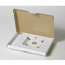 Ａ4マニュアル+ＣＤケース梱包専用設計の箱