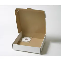 LPレコード梱包用ダンボール箱 | 325×325×80mmでN式額縁タイプの箱