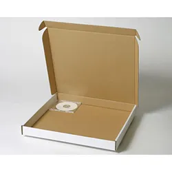 スラックス梱包用ダンボール箱 | 444×418×46mmでN式額縁タイプの箱