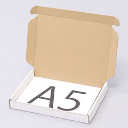 カッティングボード梱包用ダンボール箱 | 220×160×27mmでN式額縁タイプの箱