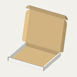 ハニカムゲルクッション梱包用ダンボール箱 | 430×373×46mmでN式額縁タイプの箱
