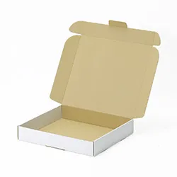 カトラリートレー梱包用ダンボール箱 | 385×350×65mmでN式額縁タイプの箱
