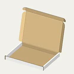 ズボンハンガー梱包用ダンボール箱 | 335×255×30mmでN式額縁タイプの箱