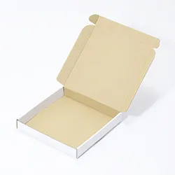溶岩プレート梱包用ダンボール箱 | 210×210×30mmでN式額縁タイプの箱