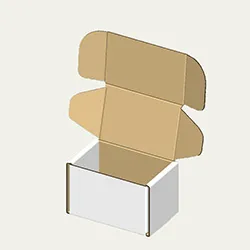 カップリングソケット梱包用ダンボール箱 | 70×47×47mmでN式額縁タイプの箱