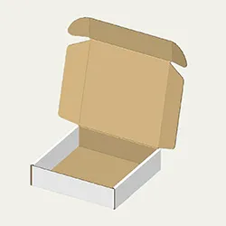 ベアリングロックナット梱包用ダンボール箱 | 180×180×45mmでN式額縁タイプの箱