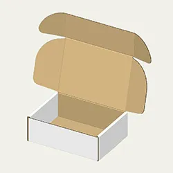 タッパー梱包用ダンボール箱 | 148×109×51mmでN式額縁タイプの箱