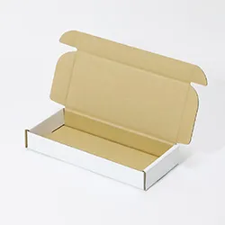 焼き鳥皿梱包用ダンボール箱 | 285×125×40mmでN式額縁タイプの箱