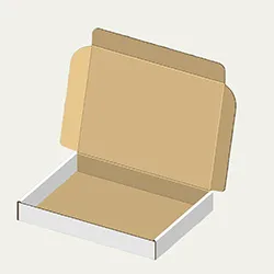 アルミベーキングトレー梱包用ダンボール箱 | 380×280×50mmでN式額縁タイプの箱