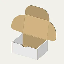 舟形食器梱包用ダンボール箱 | 145×103×65mmでN式額縁タイプの箱