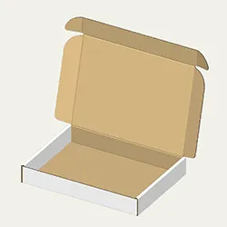 灯油缶トレイ梱包用ダンボール箱 | 408×300×58mmでN式額縁タイプの箱