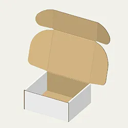 セラミックファンヒーター梱包用ダンボール箱 | 326×291×144mmでN式額縁タイプの箱