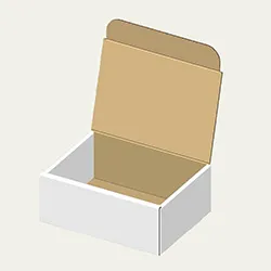 マスクストッカー梱包用ダンボール箱 | 249×180×100mmでN式3辺額縁タイプの箱