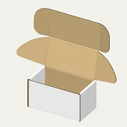 平底フラスコ(50mL)梱包用ダンボール箱 | 120×65×65mmでN式額縁タイプの箱