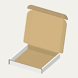 折りたたみバケツ梱包用ダンボール箱 | 150×150×20mmでN式額縁タイプの箱