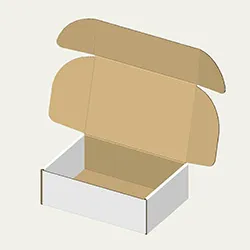百人一首梱包用ダンボール箱 | 185×130×60mmでN式額縁タイプの箱