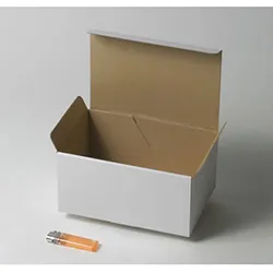 研究用試薬梱包用ダンボール箱 | 218×138×108mmでN式差込タイプの箱