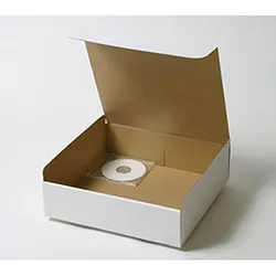 レディースウェア梱包用ダンボール箱 | 350×330×95mmでN式差込タイプの箱