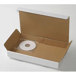 レッグウォーマー梱包用ダンボール箱 | 363×213×47mmでN式差込タイプの箱
