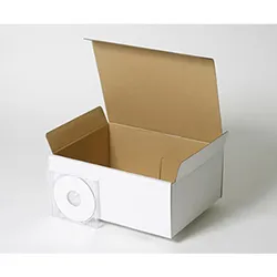 スウェット梱包用ダンボール箱 | 325×239×133mmでN式差込タイプの箱